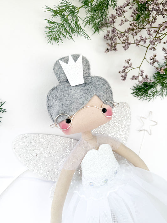 White Fairy Godmother Tree Topper