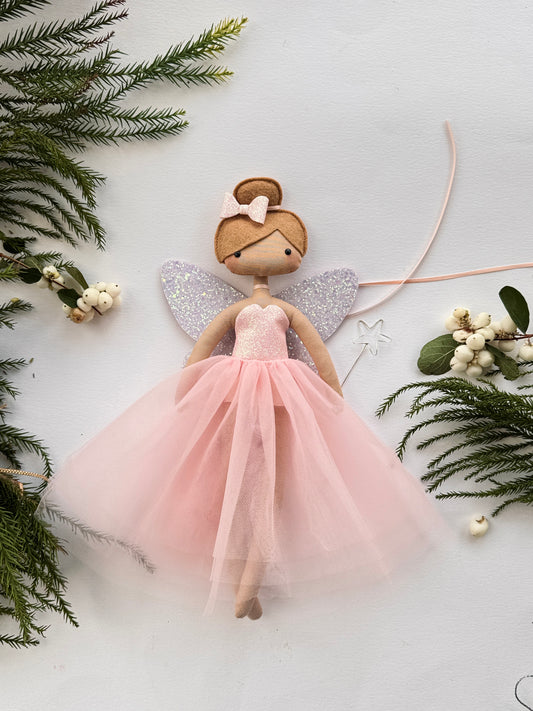 Pretty Pink Fairy Tree Topper