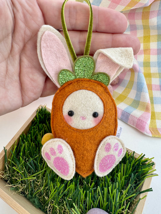 Bunny in a Carrot Costume