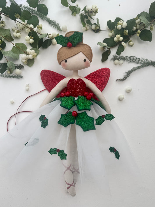 Heavenly Holly Fairy Tree Topper