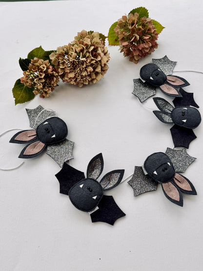 Upside Down Bat Garland