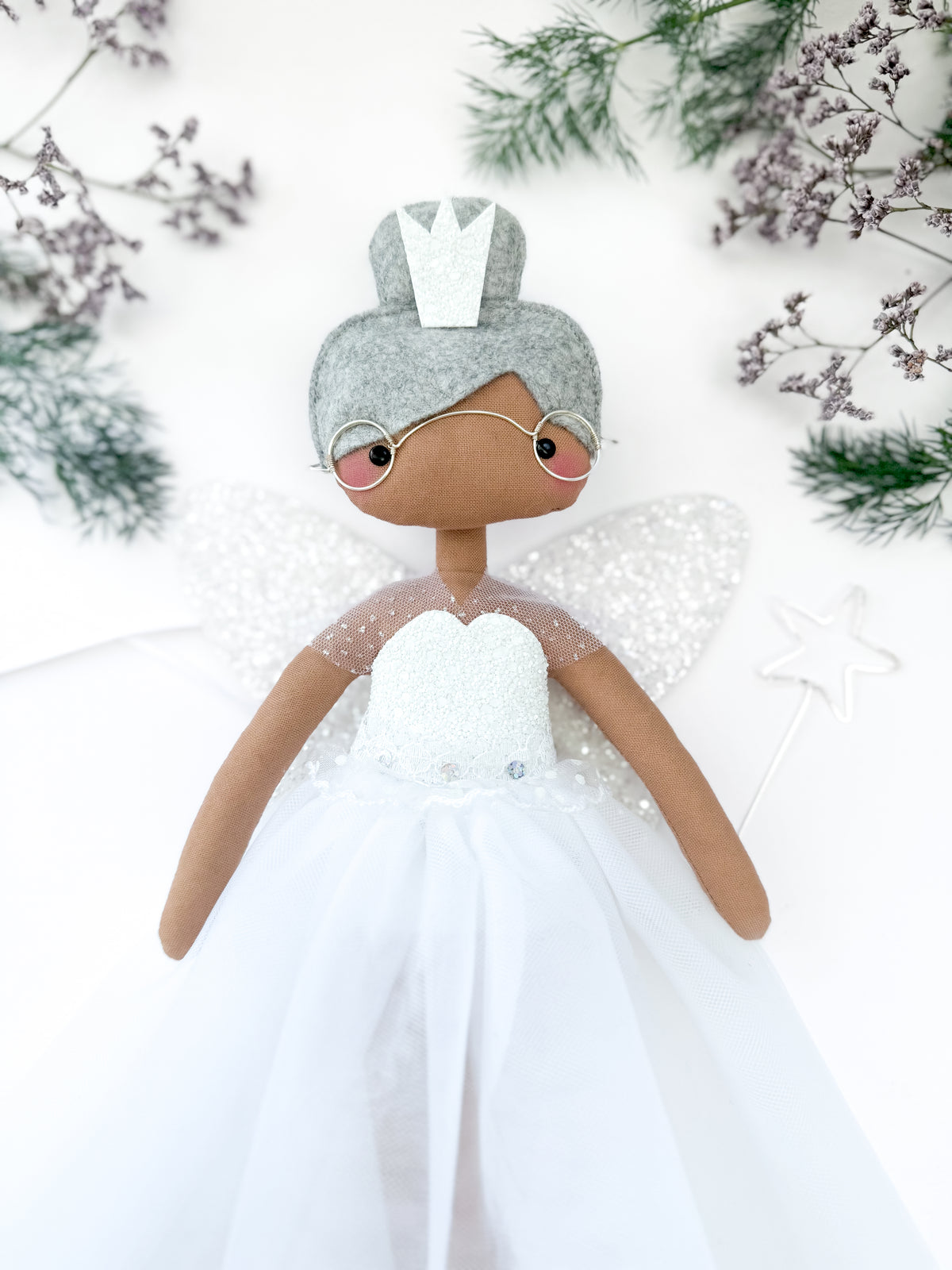 White Fairy Godmother Tree Topper