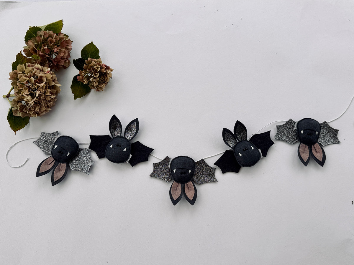 Upside Down Bat Garland