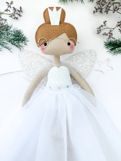 White Fairy Godmother Tree Topper