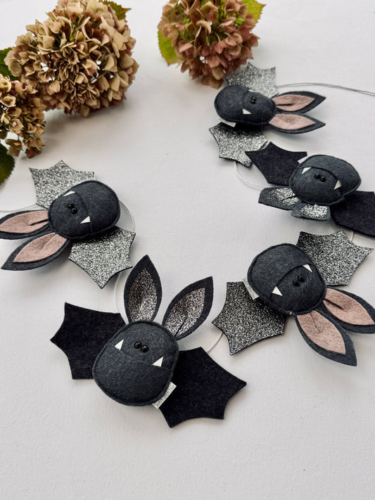 Upside Down Bat Garland