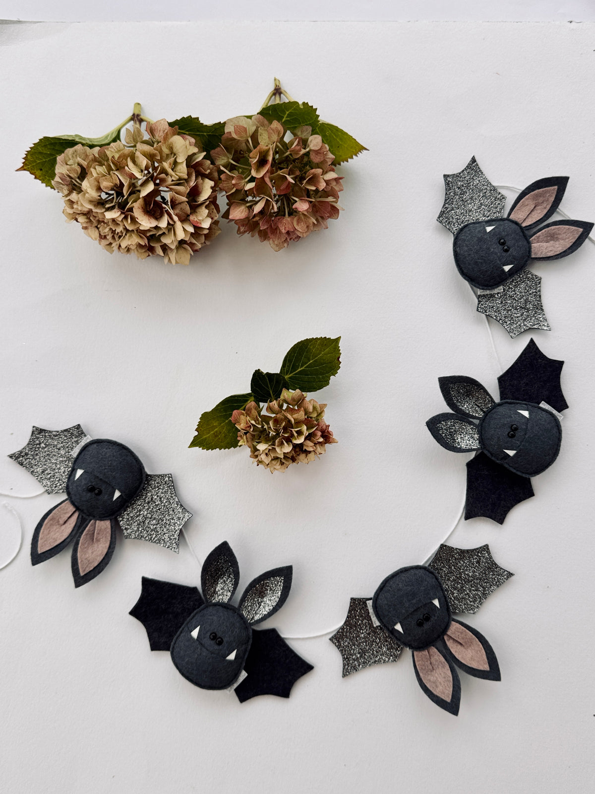 Upside Down Bat Garland