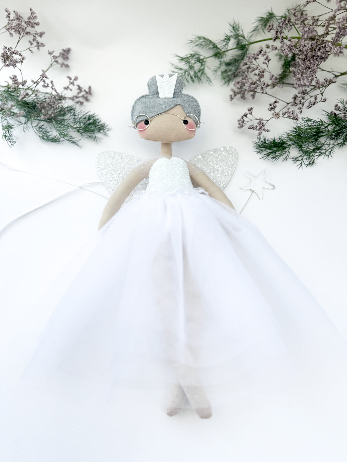 White Fairy Godmother Tree Topper