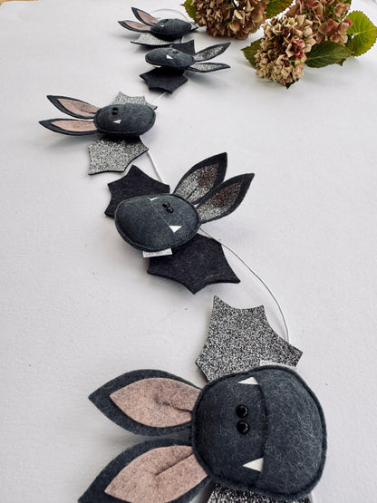 Upside Down Bat Garland