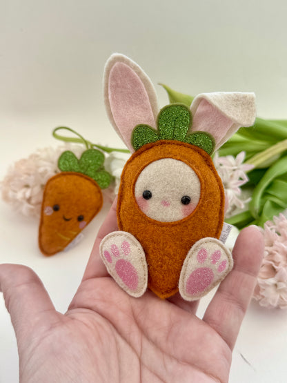 Bunny in a Carrot Costume