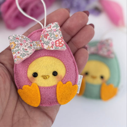 Chick in an Egg Costume (Sitting Down)