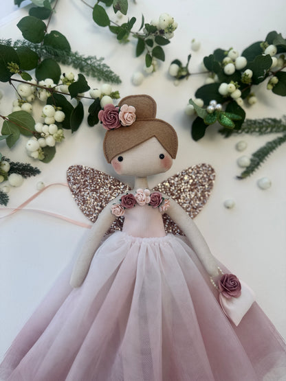 Rose Blossom Fairy Tree Topper