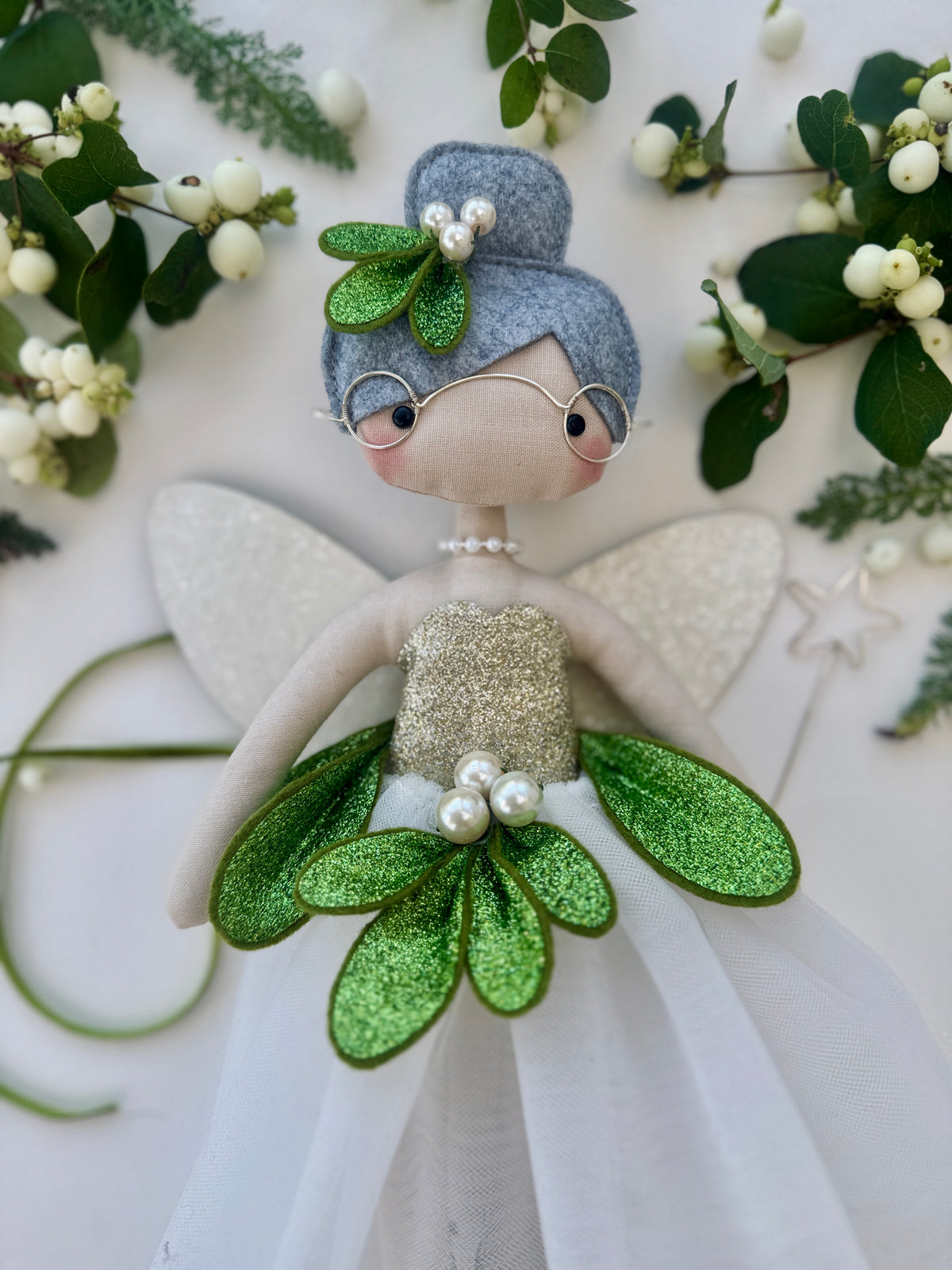 Missy Mistletoe Fairy Tree Topper