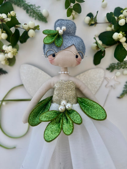 Missy Mistletoe Fairy Tree Topper