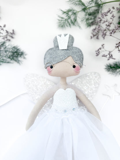 White Fairy Godmother Tree Topper