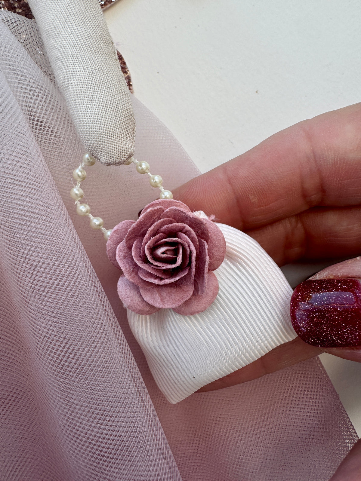 Rose Blossom Fairy Tree Topper
