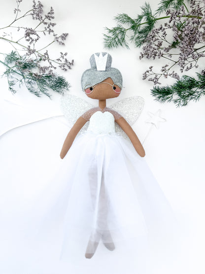 White Fairy Godmother Tree Topper