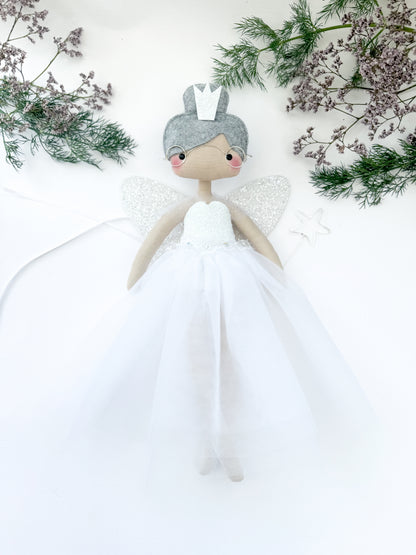 White Fairy Godmother Tree Topper