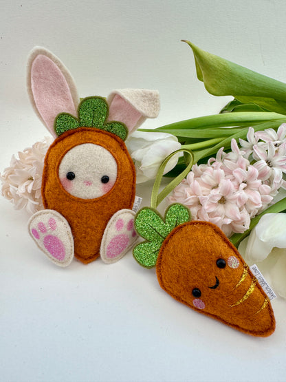 Bunny in a Carrot Costume
