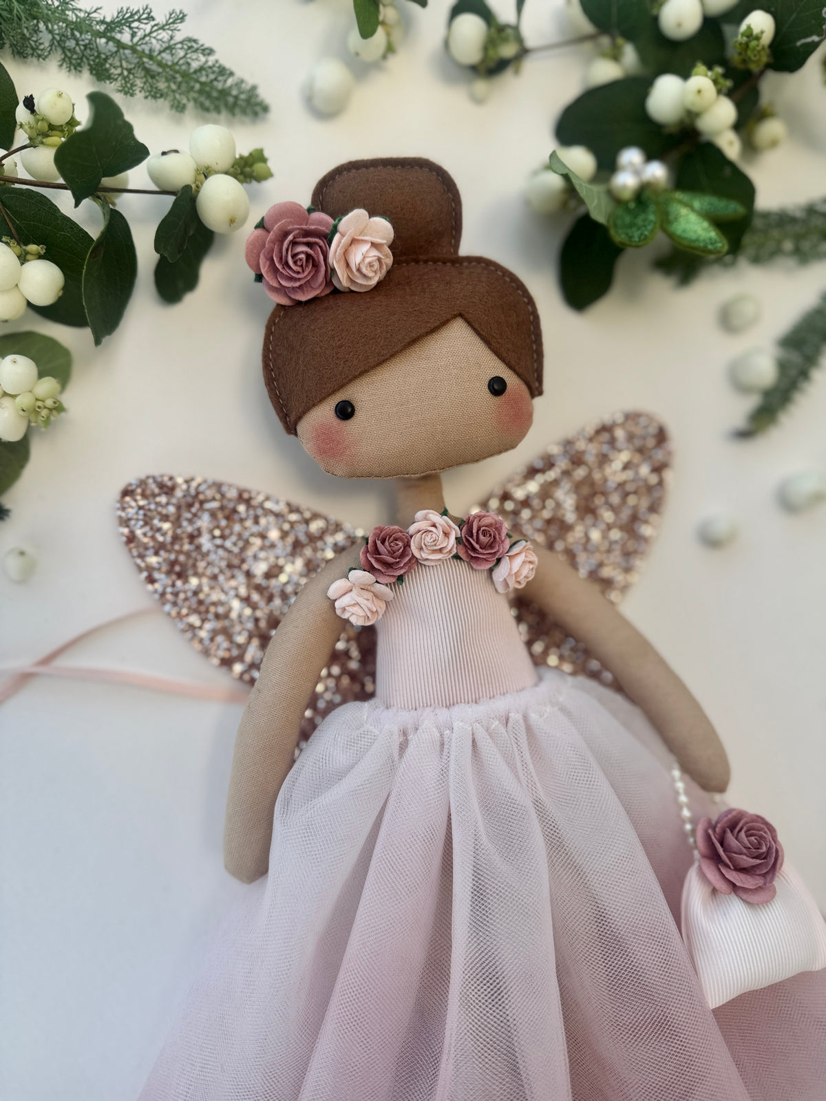 Rose Blossom Fairy Tree Topper