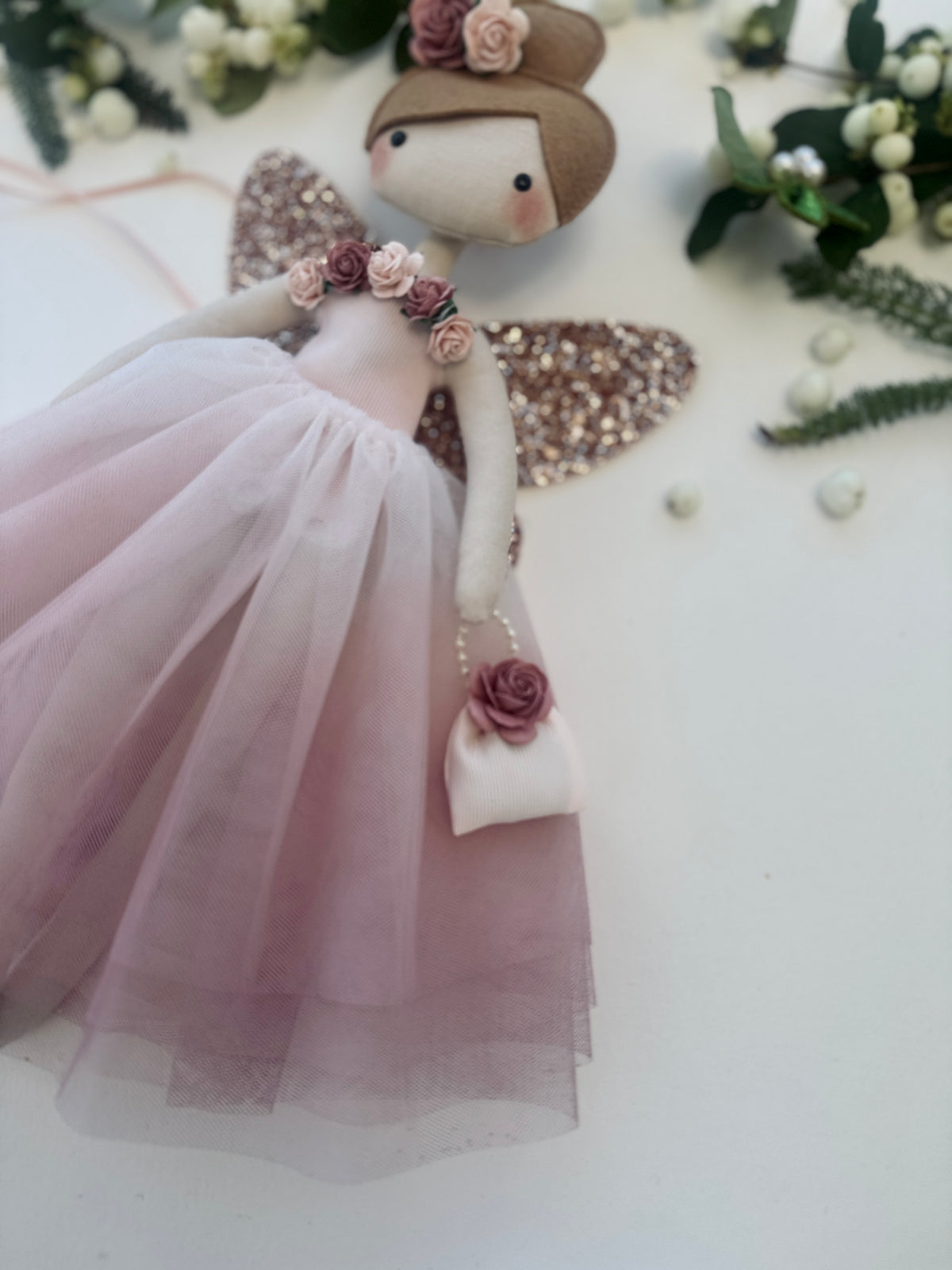 Rose Blossom Fairy Tree Topper