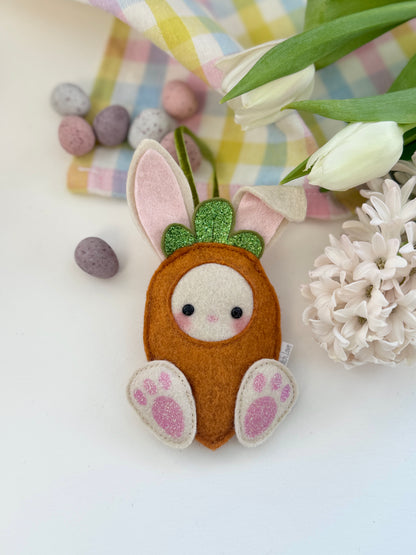 Bunny in a Carrot Costume