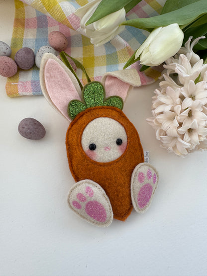 Bunny in a Carrot Costume