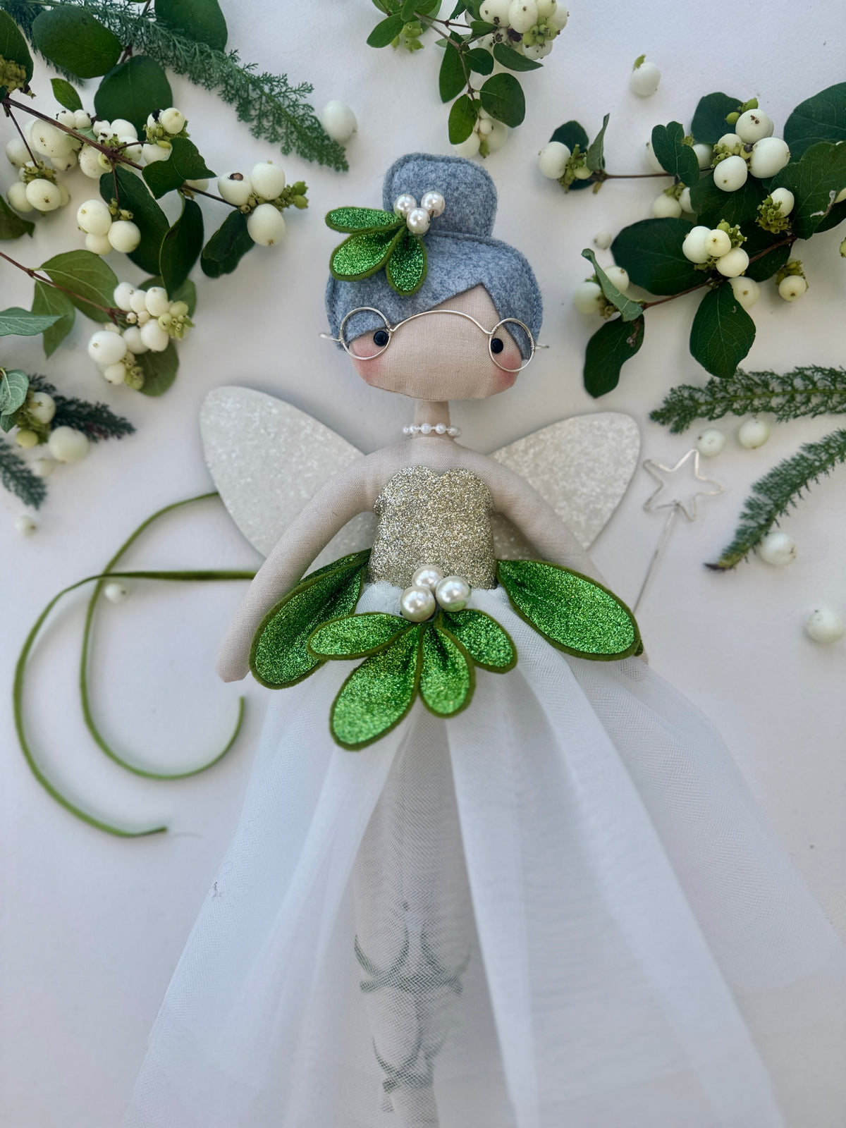 Missy Mistletoe Fairy Tree Topper