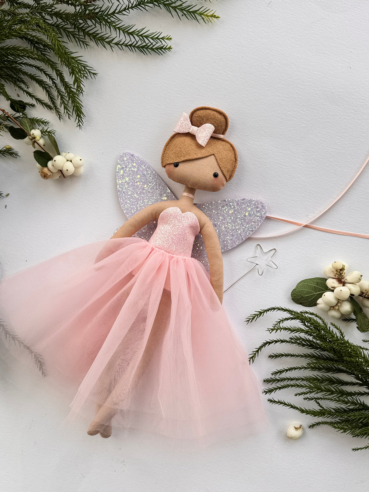 Pretty Pink Fairy Tree Topper