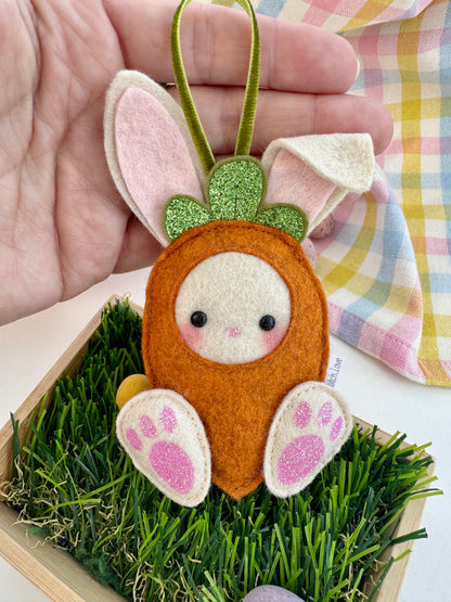 Bunny in a Carrot Costume