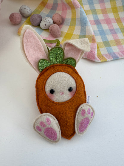 Bunny in a Carrot Costume