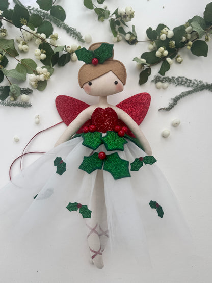 Heavenly Holly Fairy Tree Topper