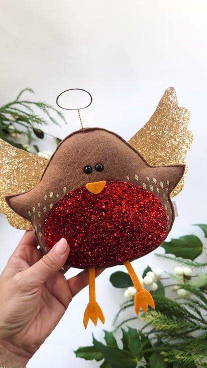Robin Angel Tree Topper