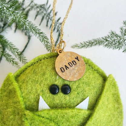 FOR AN EXTRA Personalised, Hand-Stamped, Metal Name Tag