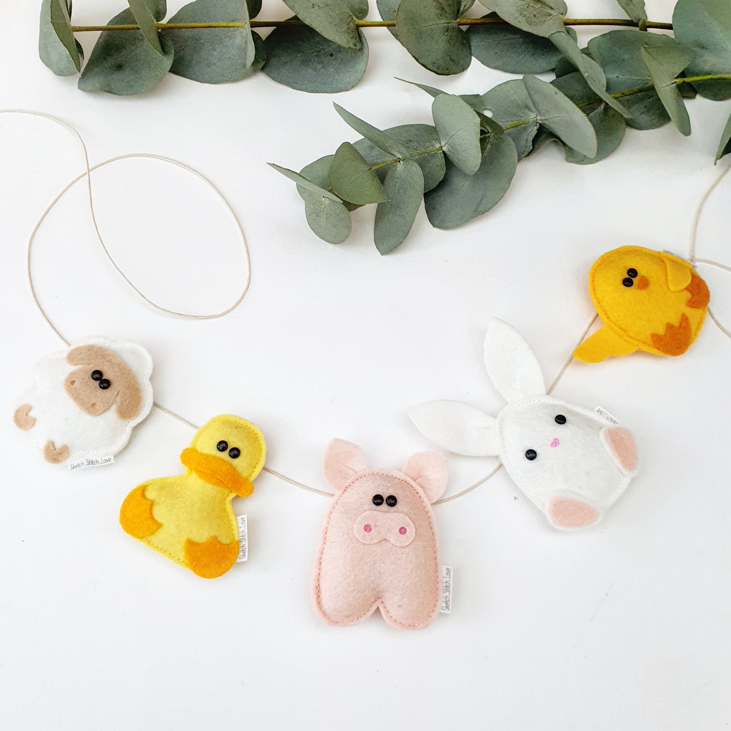 Baby Animals Spring Garland
